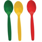 Polycarbonate Spoon Green 17cm (Pack of 12)